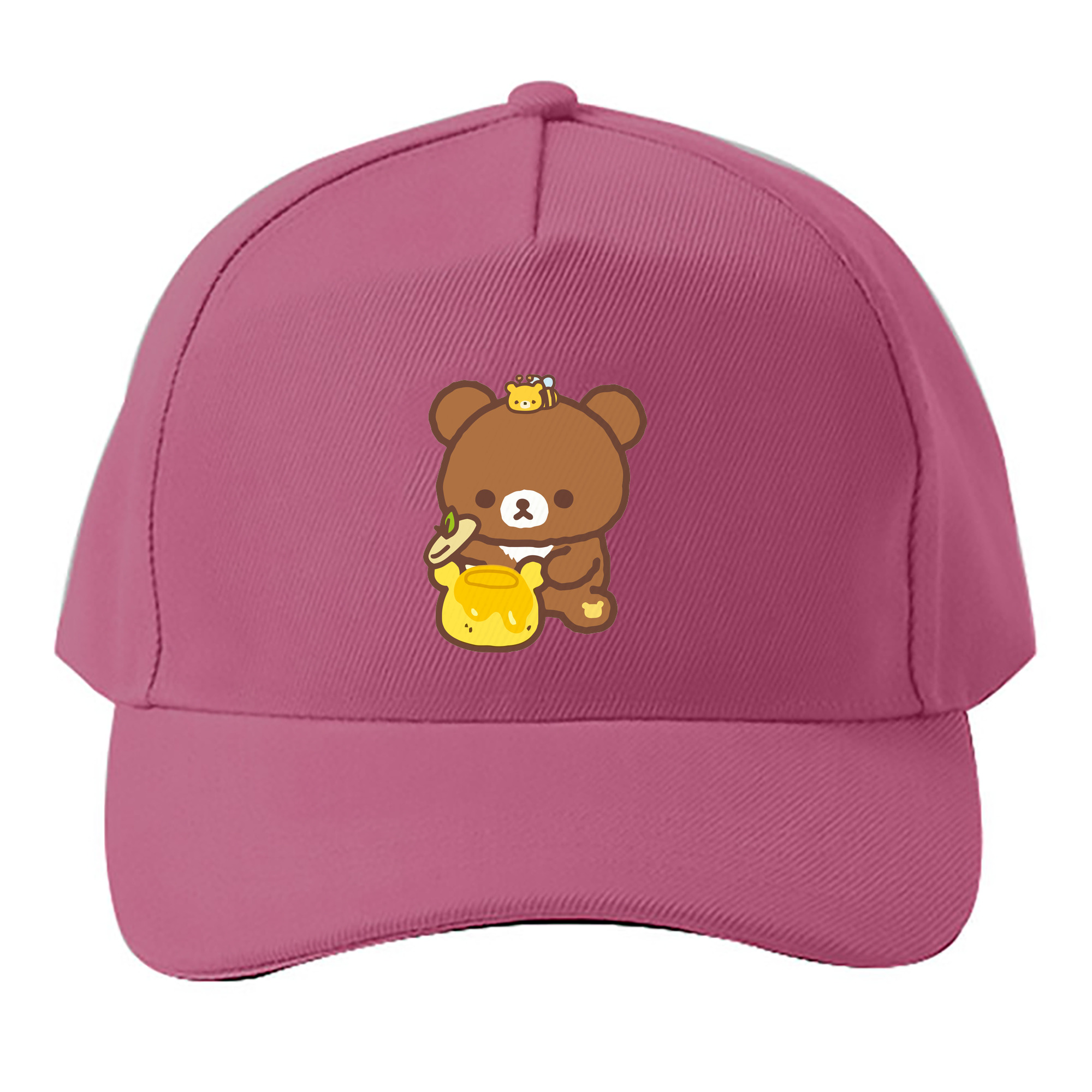 （画像用） リラックマ リラックマ キイロイトリ Rilakkuma Korilakkuma Kiiroitori ベースボールキャップ 綿100％ 男女兼用 帽子 スポーツ